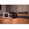 Shelly BLU H&amp;T Ekranas ZB temperatūros, drėgmės, LUX sensorius, Bluetooth, Zigbee, Juodas