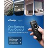 Shelly BLU Remote Control ZB, Bluetooth + Zigbee nuotolinio valdymo pultas, juodas