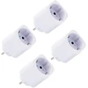 Shelly Plug M Gen3 - 4 vnt. išmanių Wi-Fi Matter kištukinių lizdų su galios matavimu (baltas)
