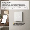 Terneo NX išmanusis Wi-Fi kambario termostatas, 16A baltas, TUYA