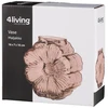 4Living vaza 16cm Flora, iš stiklo, ruda