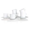 Banquet Puodelis su lėkštutė 6vnt 250ml,Ebro