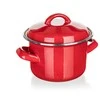 Banquet Emaliuotas puodas 0,78l , raudonas "Milton"