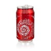Banquet Kelioninis termo puodelis 300ml ,raudonas/burbuliukai