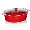 Banquet troškintuvas keramikinis, ovalus(36,5cm-3,6l)