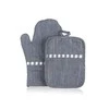 Banquet Virtuvės pirštinė 1vnt+padėkliukas puodui Denim, pilkas