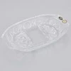 Crystal Bohemia Bohemia indas su skyriais 21 cm.