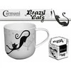 Camani Carmani puodelis 500ml, "Crazy Cats", dovanų dėžutėje