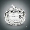 Crystal Bohemia Bohemia Indas su dangčiu 18cm."Moliūgas"