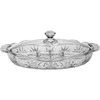 Crystal Bohemia Bohemia dubuo su skyriais ir dangčiu 40,5cm