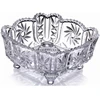 Crystal Bohemia Bohemia krištolinis dubuo 25cm ant kojelių, Pinwheel