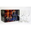 Bohemia Crystalex Raudono vyno taurės Claudia 230ml 6vnt