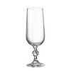 Bohemia Crystalex Šampano taurės Claudia 180ml 6vnt.