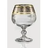 Crystalex Taurės brendžiui 250ml 6vnt dekoruotos "Claudia"