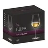 Crystalex Taurės baltam vynui,350 ml Tulipa