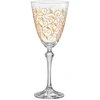 Crystalex Taurės vynui 350ml 6vnt, Leaves Gold, QH006