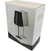 Crystalex Taurės vynui 400ml 2vnt "Juodas&amp;Baltas" juodos