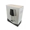 Crystalex Taurės vynui 400ml 2vnt "Juodas&amp;Baltas" balta/juoda