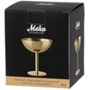 Maku deserto/šampano taurė 150ml su kojele, aukso spalvos