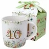DUO Porcelianinis puodelis 400ml,"40 gimtadienis"