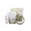 DUO Porceliano puodelis su sieteliu ir dangteliu 380ml,Lavander
