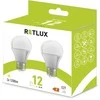 Lempa(2vnt) LED 2x12W,A60,REL31 Retlux E27