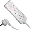 Prailginimo laidas 3lizdai 3m,baltas RPC03,Retlux