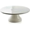 Affek Design Tortinė ant kojelės iš porceliano 25xh11cm, "Louise" , pilka