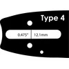 Grimsholm Juosta pjovimo 15" .325 1.6mm 62E Premium Cut