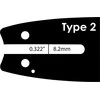 Grimsholm Juosta pjovimo 16" 3/8 1.3mm 55E Premium Cut