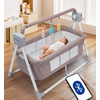Tavalax Smart Cradle – išmanioji kūdikių supamoji lovytė su Bluetooth muzika ir nuotoliniu valdymu