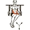Prie sienos tvirtinamas skersinis + lygiagretės SANRO PRO 3 IN 1 Juodas, iki 200kg