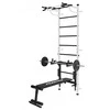 Sanro Sporto kompleksas (gimnastikos sienelė) HERO 3in1 balta-juoda, 241x68,5cm