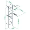 Sporto kompleksas (gimnastikos sienelė) SANRO S10 juoda, 222x41cm