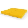 Sulankstomas gimnastikos čiužinys SANRO 100x100x10 cm Geltonas