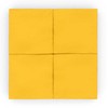 Sulankstomas gimnastikos čiužinys SANRO 100x100x10 cm geltonas (4 dalių)