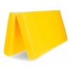 Sulankstomas gimnastikos čiužinys SANRO 100x100x10 cm Geltonas