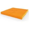Sulankstomas gimnastikos čiužinys SANRO 100x100x10 cm oranžinis-geltonas (4 dalių)