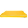 Sulankstomas gimnastikos čiužinys SANRO 100x100x10 cm Geltonas