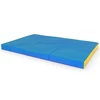 Sulankstomas gimnastikos čiužinys SANRO 150x100x10 cm mėlynai-geltonas (3 dalių)