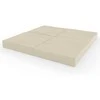 Sulankstomas gimnastikos čiužinys SANRO 100x100x10 cm kreminis (4 dalių)