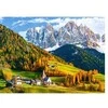 Castorland Dėlionė 2000 vnt. - Šv. Magdalenos bažnyčia, Dolomitai