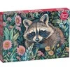 CherryPazzi dėlionė Raccon in Flowers 1000 det