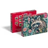 CherryPazzi dėlionė Raccon in Flowers 1000 det