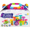 Natūralaus plastilino modelino rinkinys Fantazijų puokštė Genio Kids 20 spalvų