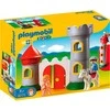 PLAYMOBIL konstruktorius My First 1.2.3. Knight's Castle (pažeista pakuotė)