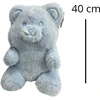 Pliušinius meškiukas, blizgaus kailiuko 40 cm