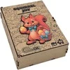 PUZZLEOK medinė dėlionė Voveraitė su margučiais 62 detalės