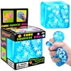 Squishy slow rising žaislas Kubas su snaigėmis 5 cm