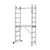 Aliuminio kopėčios - pastoliai DRABEST, 2x8 pakopos, platforma 46x150 cm (AL-DR-RU-2X8-PRO-2K+H)